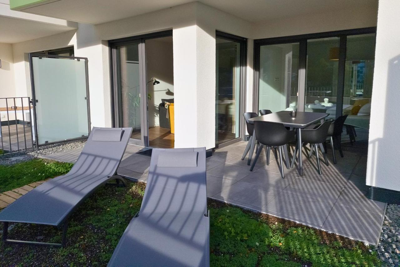 Vivamosel: Appartement Mit Mosel & Burgblick - Balkon - Parken - Aufzug - Fahrradraum Cochem Dış mekan fotoğraf