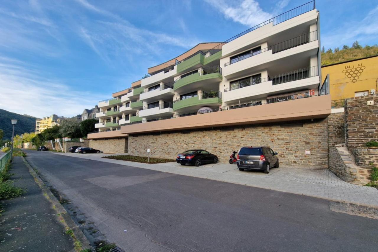 Vivamosel: Appartement Mit Mosel & Burgblick - Balkon - Parken - Aufzug - Fahrradraum Cochem Dış mekan fotoğraf